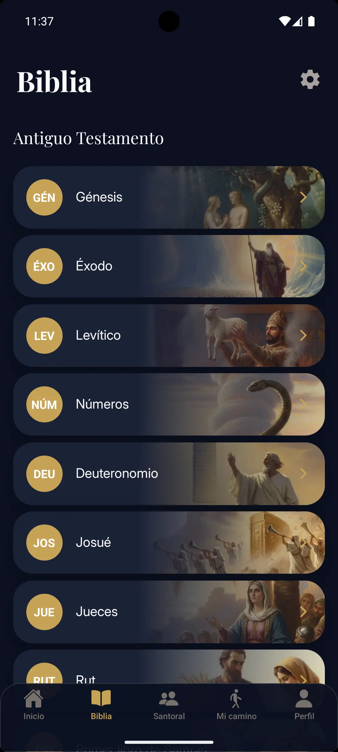 Santa Biblia - captura de pantalla